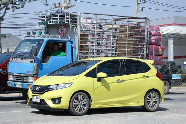 Private car, Honda Jazz — Stock Photo, Image