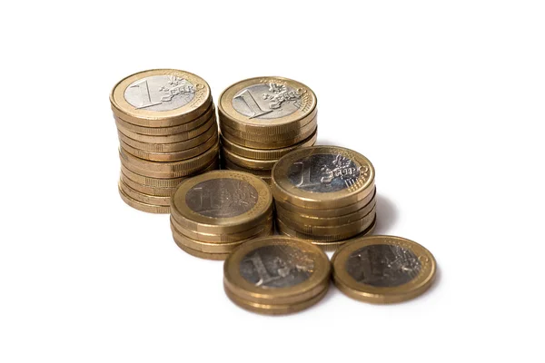 Euro coins — Stock Photo, Image