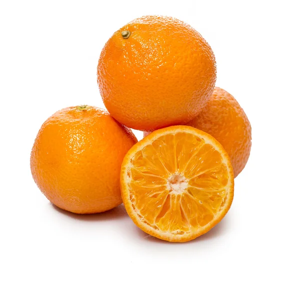 Oranges fruit isolated on white — Stock Photo, Image