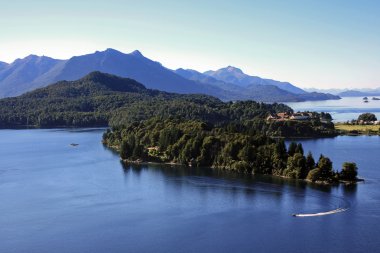 Göl Nahuel Huapi Bariloche içinde