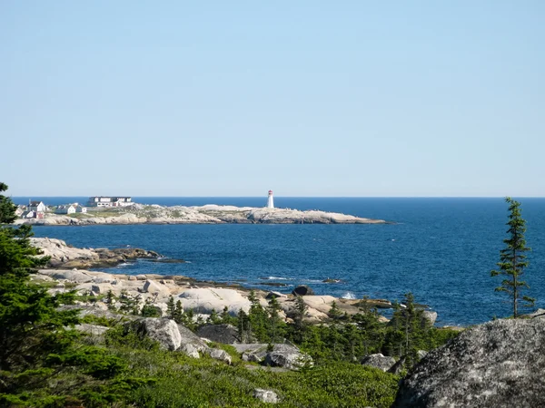 Vista del faro de Peggys Cove — Foto de Stock