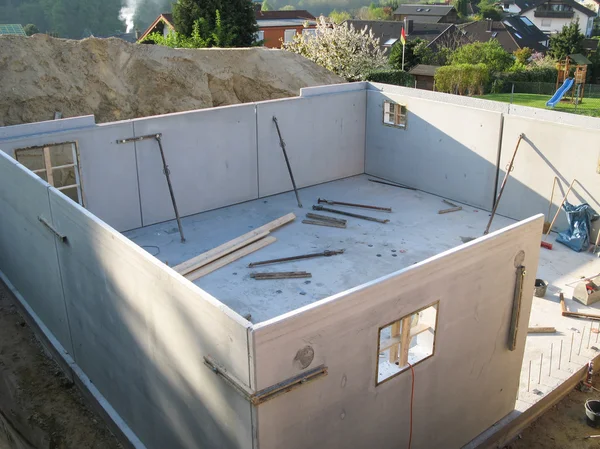 Construcción de una bodega — Foto de Stock