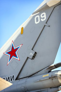 Rus savaş savaş uçakları görünümünü