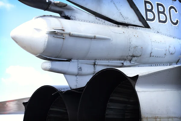 Vista Aeronave Combate Caça Russa — Fotografia de Stock