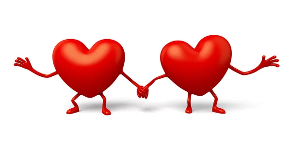 Coeur, couple, cardiaque , — Photo