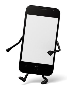 Smartphone, yürümek, git