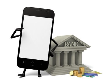 Cep telefonu, finans, banka