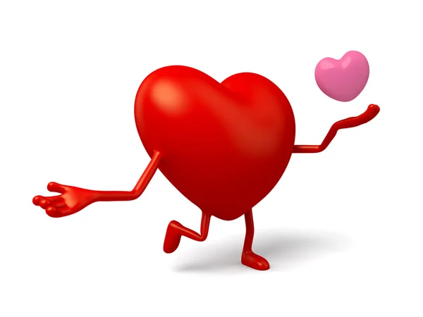 Coração cardíaco, amor — Fotografia de Stock