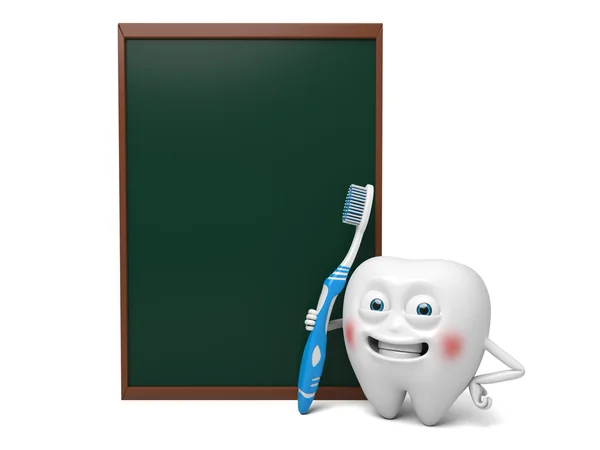 Dente, dentifricio, insegna , — Foto Stock