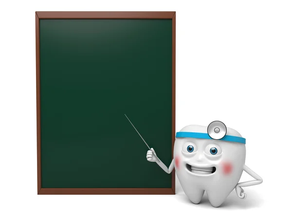 Tooth,dentist, blackboard, — Stock Photo, Image