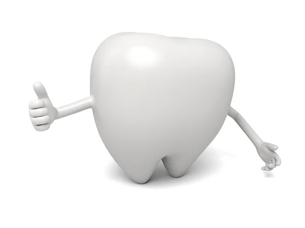 Tooth,good, praise, — Stock Photo, Image