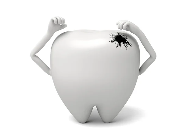 Tooth, tooth decays — Stock Photo, Image