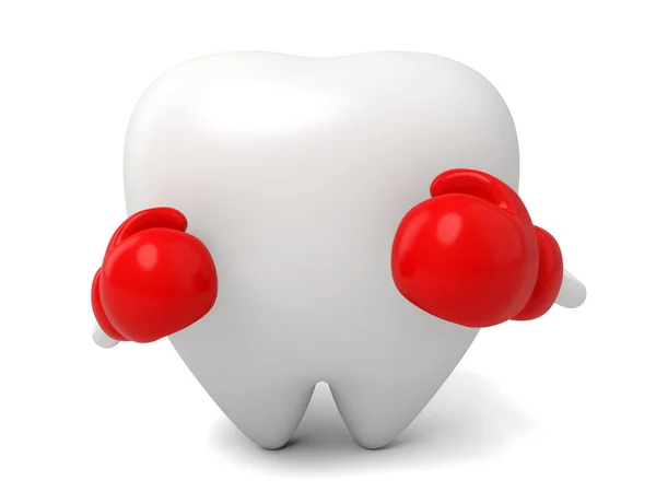 Tooth,boxer, boxing, — Stock Photo, Image