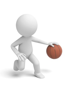 basketbol oynarken