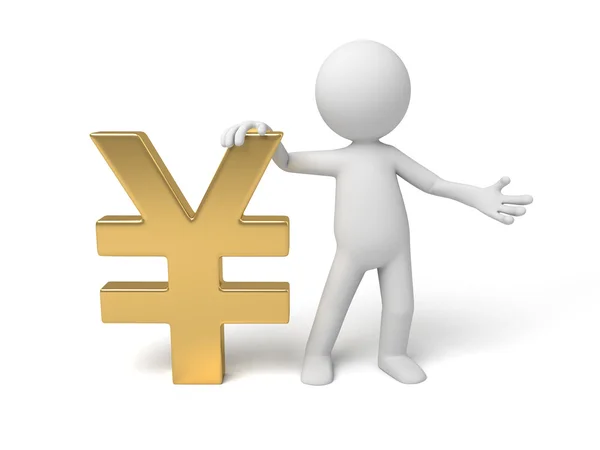 Yen currency symbol — Stock Photo, Image