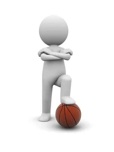 Spelen basketbal — Stockfoto