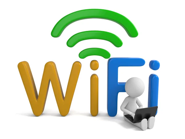 Wifi gratuito — Foto de Stock