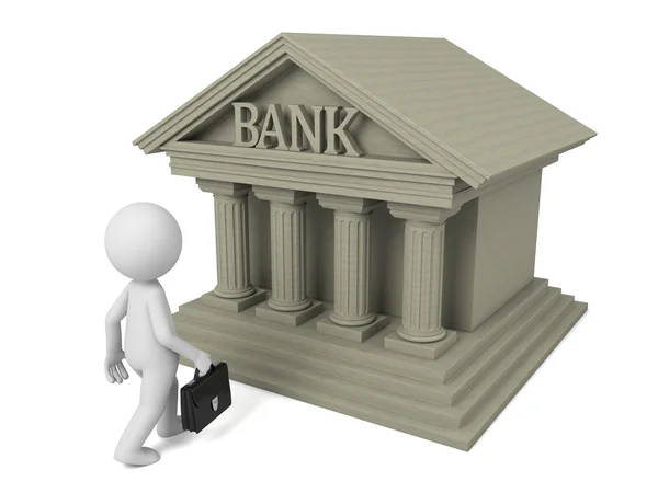 Bank 3d icon — Stock Photo © koya979 #9516111