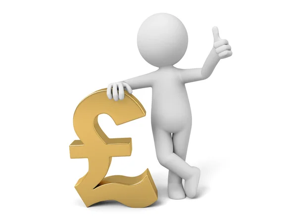 Pound sterling symbol — Stock Photo, Image