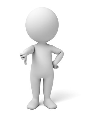 başparmak aşağı el