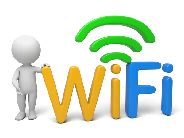 Free Wifi network — Stock Photo, Image