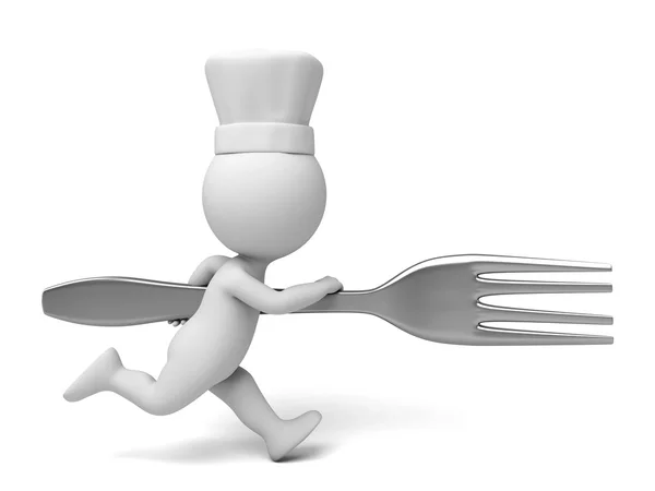 Chef-kok service chef-kok — Stockfoto