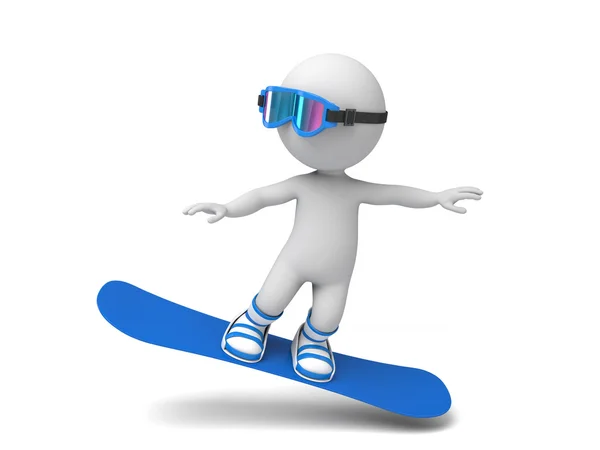 滑雪板概念帽 — 图库照片