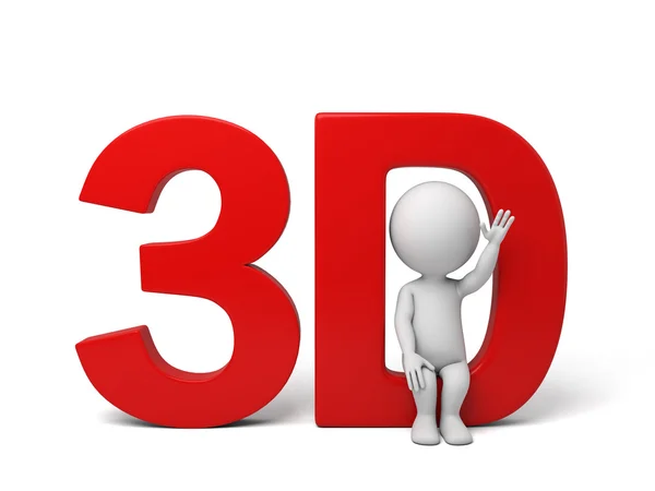 3D film boyutlu — Stok fotoğraf