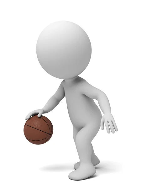 Playing basketball basket — Stock Photo, Image