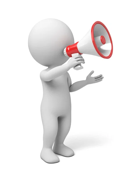 News  information megaphone — Stock Photo, Image