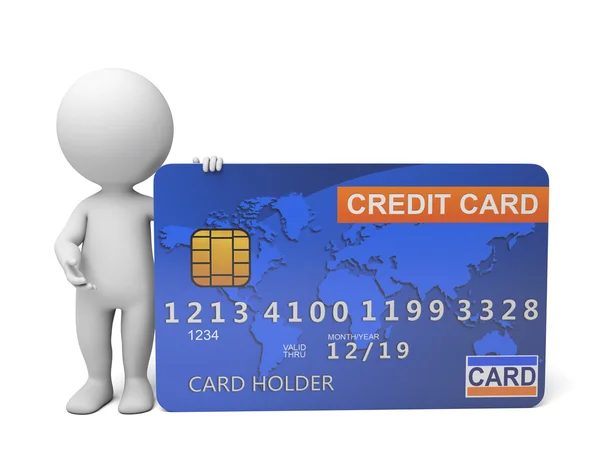 Préstamo con tarjeta de crédito — Foto de Stock