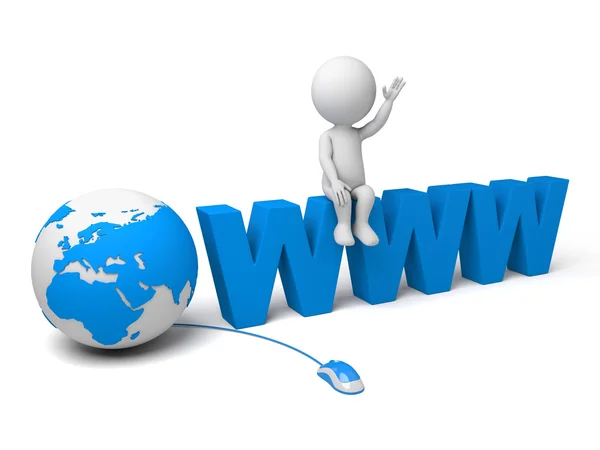 Www Internet ağ — Stok fotoğraf