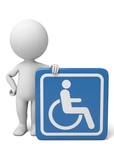 Інвалідного крісла доступні знак — стокове фото