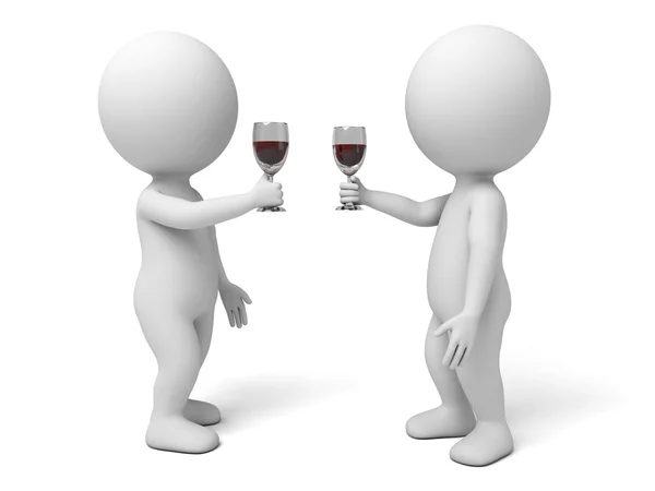 Kırmızı şarap kutlama — Stok fotoğraf