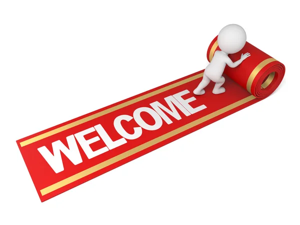 Karpet yang WELCOME — Stok Foto