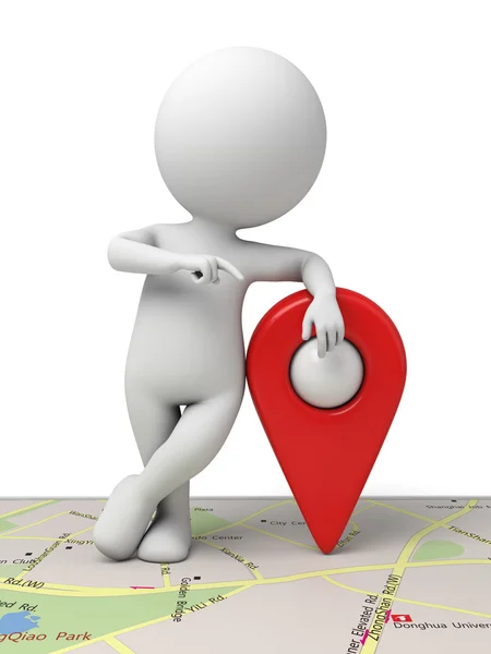 GPS, posisi, alamat — Stok Foto