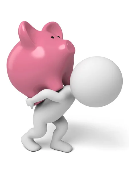 Piggy bank, saving — Stock Photo, Image