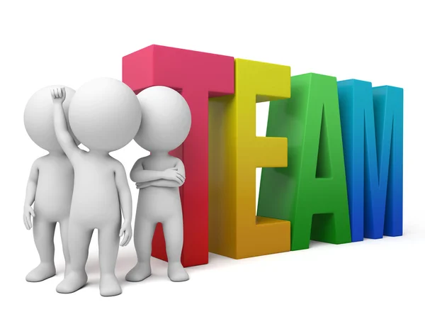 Slogan scritto TEAM — Foto Stock