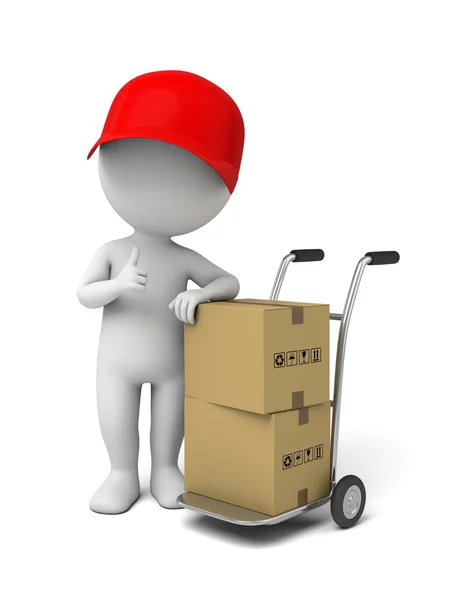 Consegna, logistica, scatola — Foto Stock