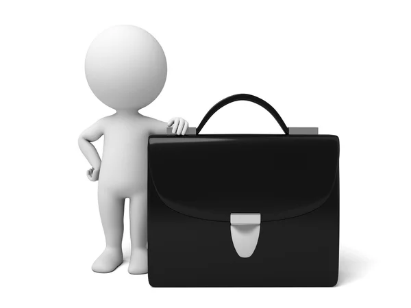 Guy and  briefcase — Stock Photo, Image