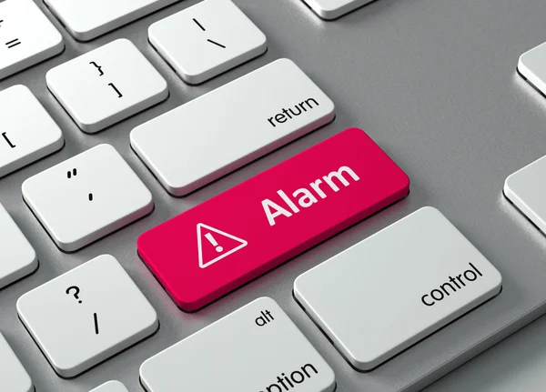 Alarm waarschuwen paniek — Stockfoto