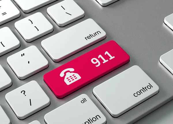 911 emergency brådskande — Stockfoto