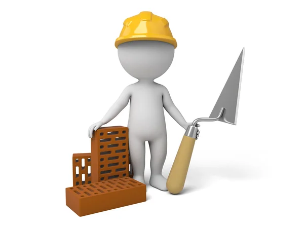 Construction worker, builder — Stock Photo, Image