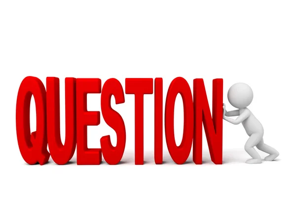 Question model FAQ — Stock Photo, Image