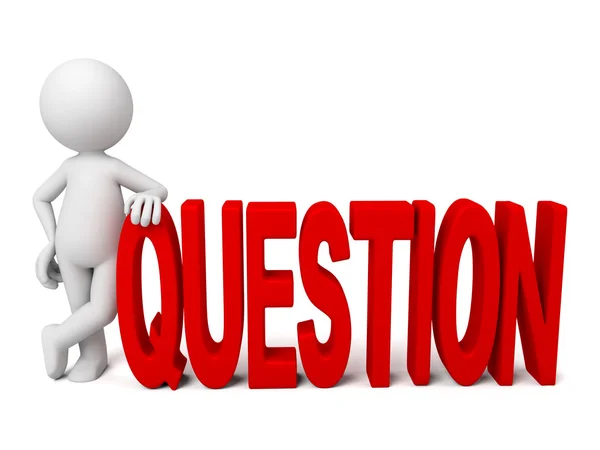Modelo de pergunta FAQ — Fotografia de Stock