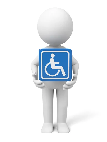 Accessible, barrier, wheelchair, — Stock Photo, Image