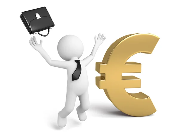 Euro, make, geld, — Stockfoto