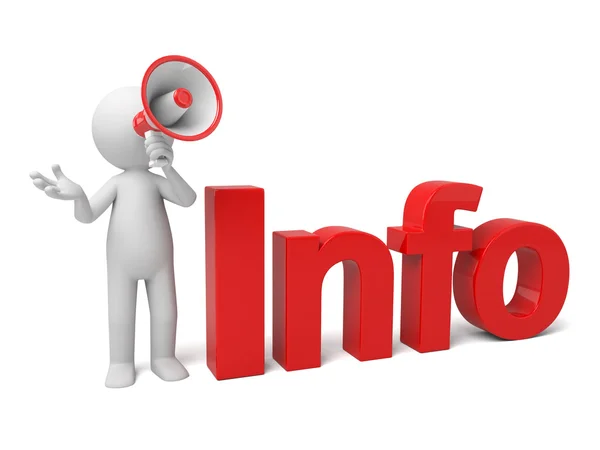 Information, information, budskap — Stockfoto