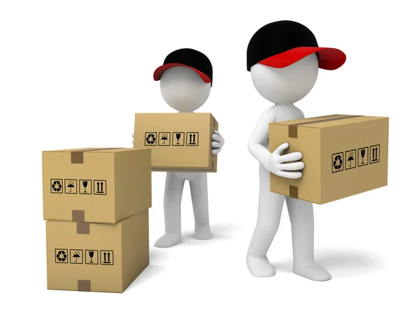 Express, levering, courier, — Stockfoto