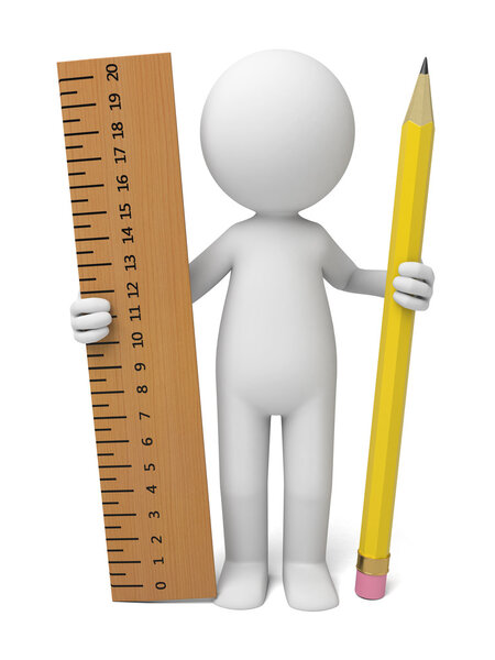 3D people ruler